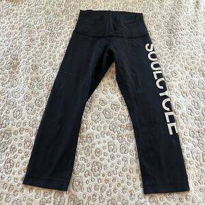 SoulCycle Lululemon Women’s Black Size 8 Leggings